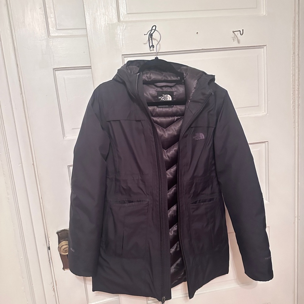 The North Face Black hooded Parka